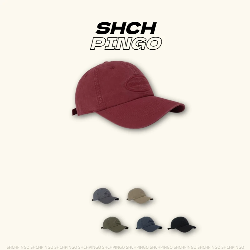 刺绣时尚鸭舌帽字母情侣男纯色夏季森系户外帽子女软顶运动帽