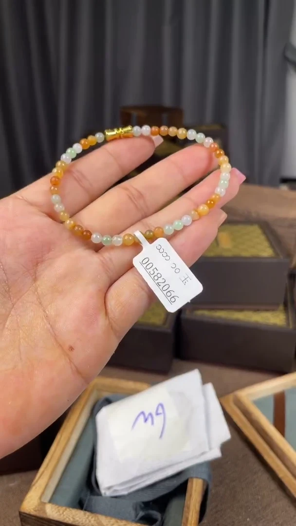 未镶嵌手链翡翠手串