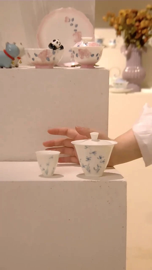 盖碗+茶杯 哈哈哈哈哈