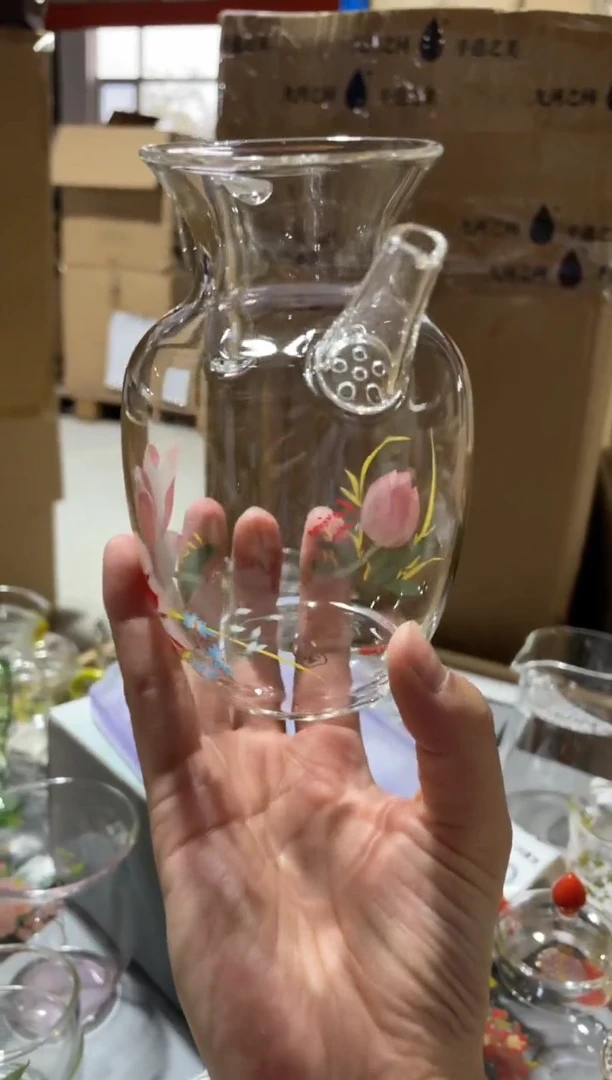 遇器小执壶荷花透