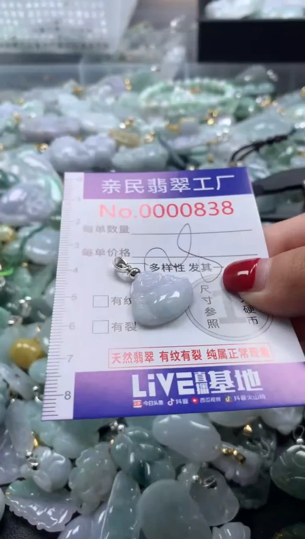 吊坠(不含链)未镶嵌翡翠838