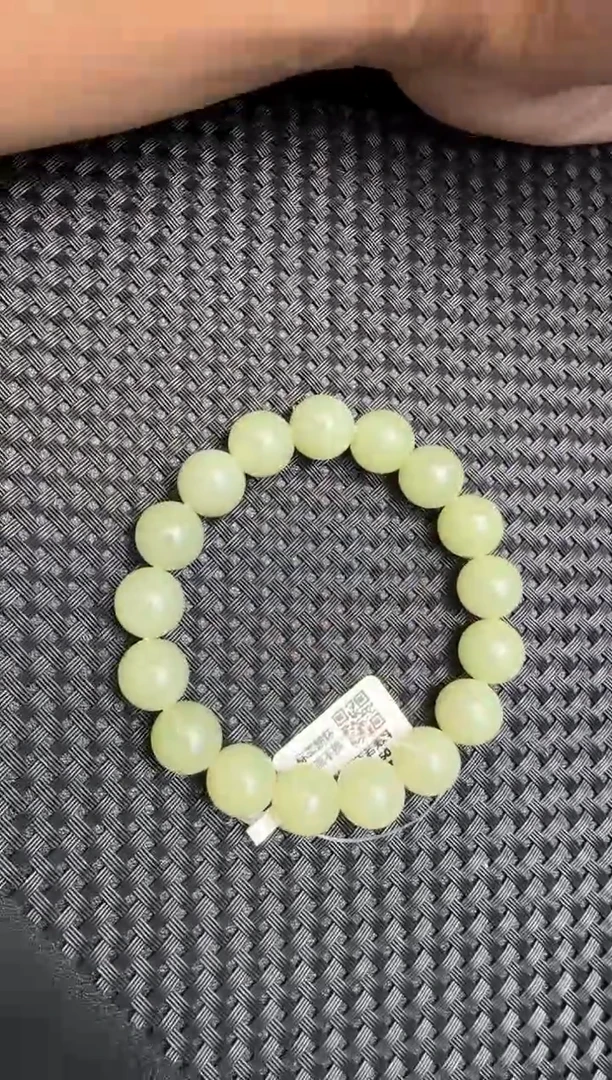 未镶嵌手串和田玉若羌料手串卡12