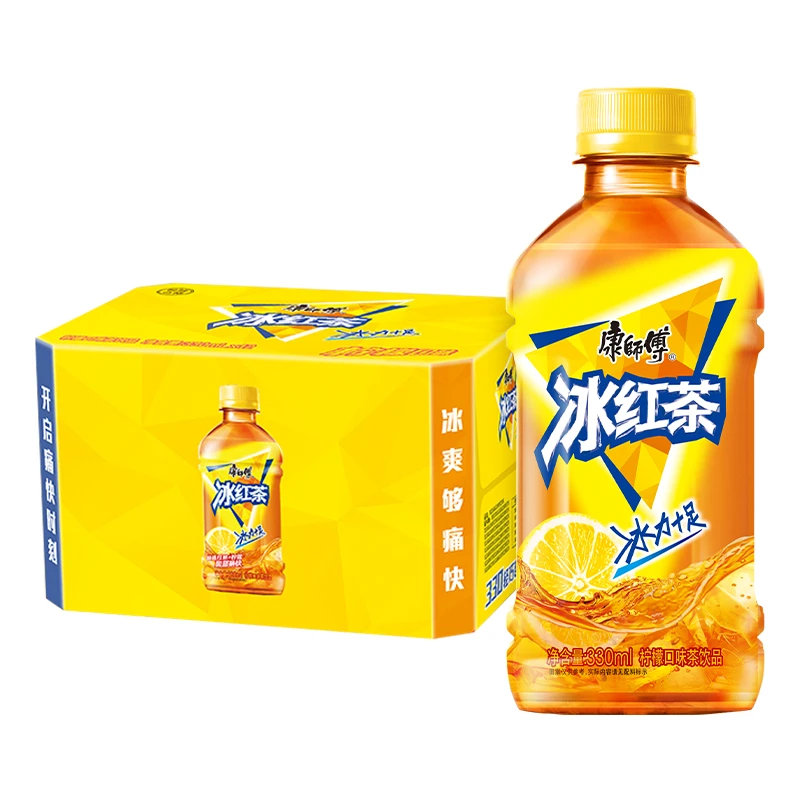 康师傅 [直播专属]康师傅冰红茶 柠檬口味茶饮品 330ml*12装