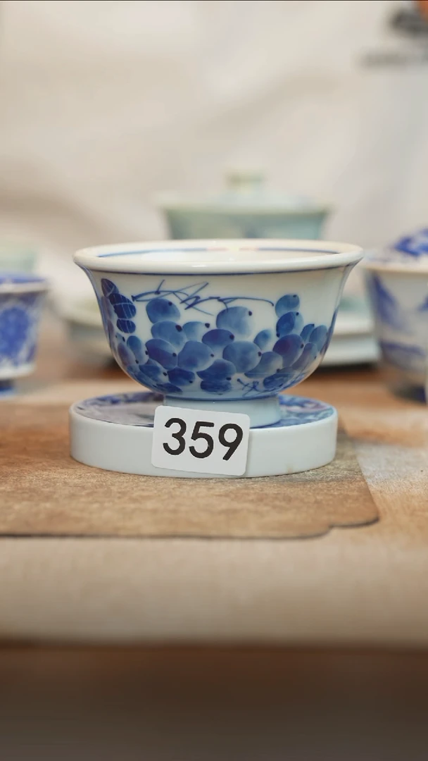 杯子全手工全手绘359