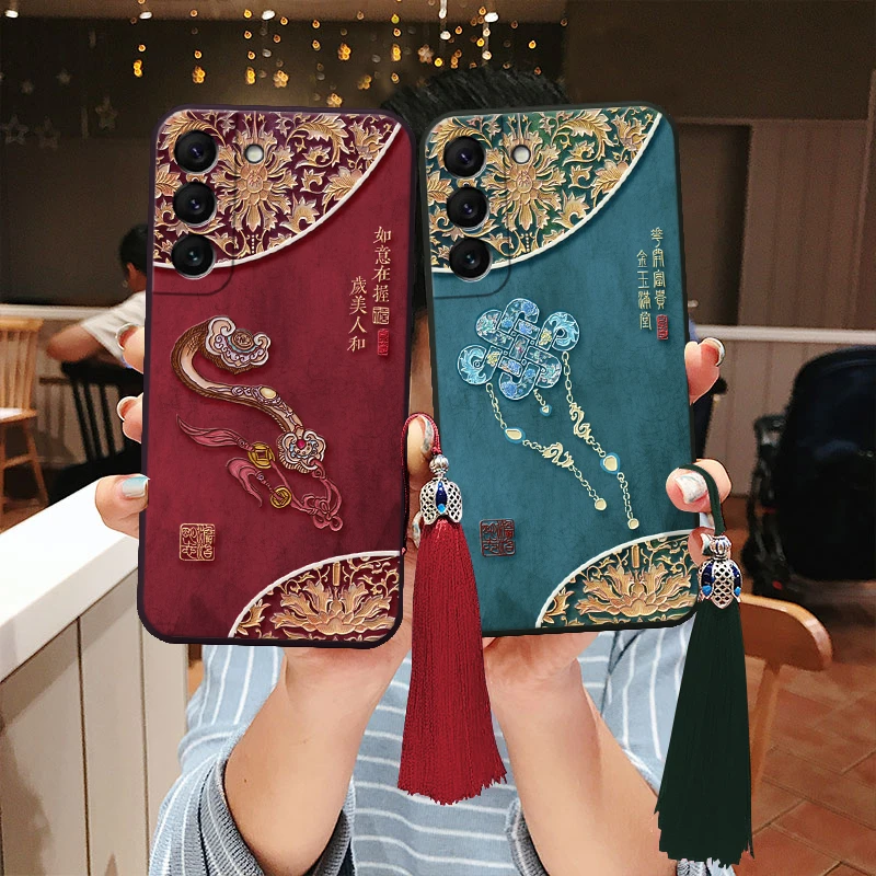 立体浮雕适用三星手机壳s24故宫23如意22过年21寓意note20转运a56