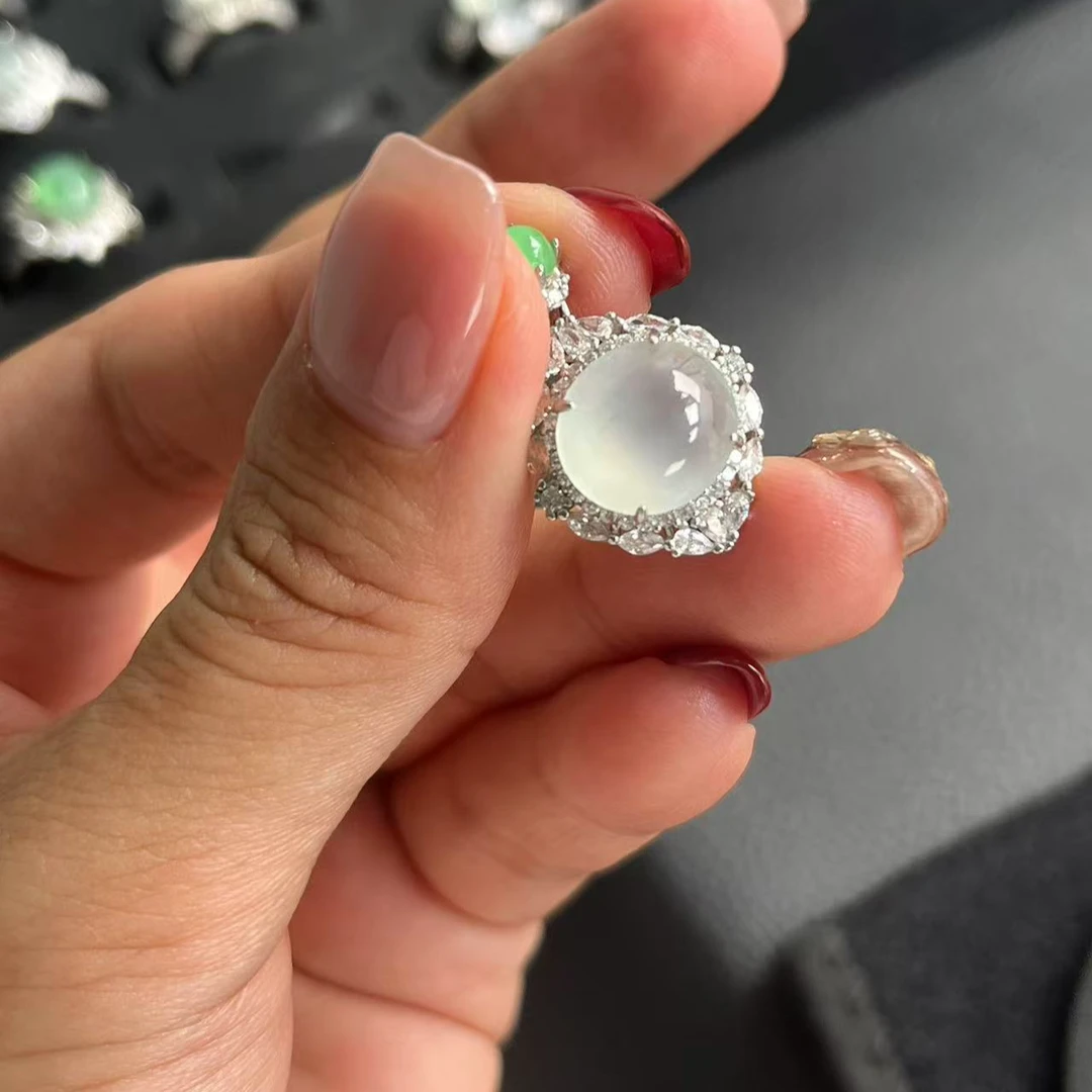 缅甸A翡翠冰料冰透