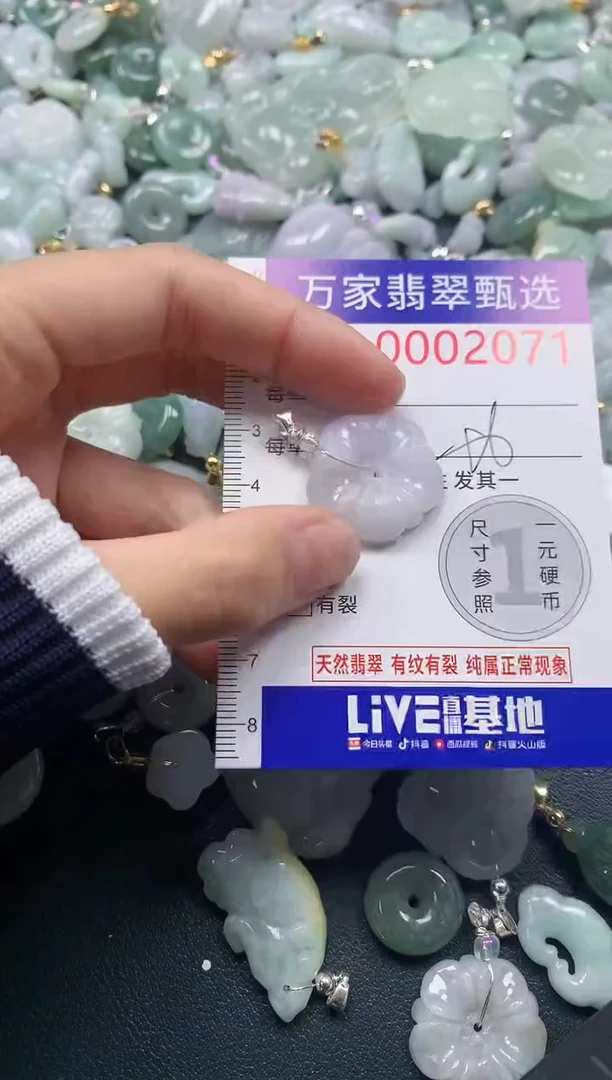 吊坠(不含链)未镶嵌翡翠2071