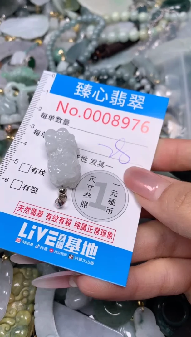 【闪购商品】翡翠颈饰未镶嵌含绳0008976