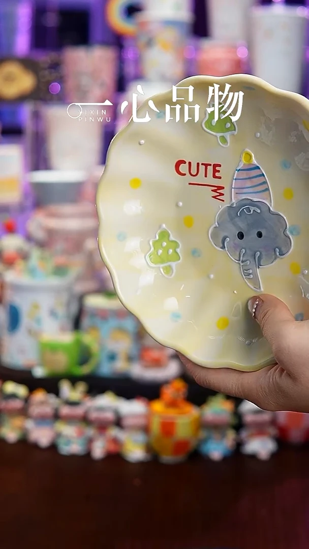 杯子瓷Y734景德镇手工手绘杯子摆件