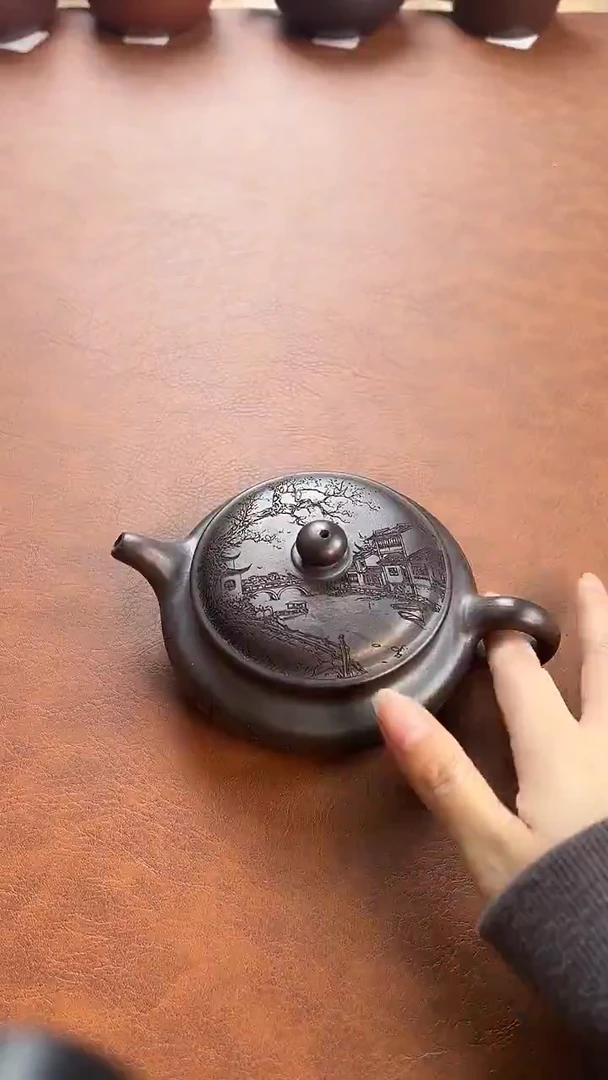 茶壶紫砂紫砂半手工茶壶