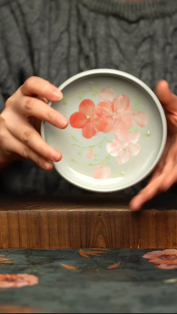 杯釉下彩手工手绘同款陶器