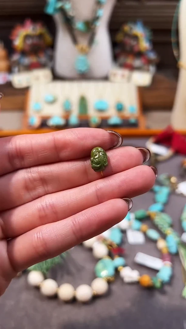 未镶嵌绿松石配饰小鱼