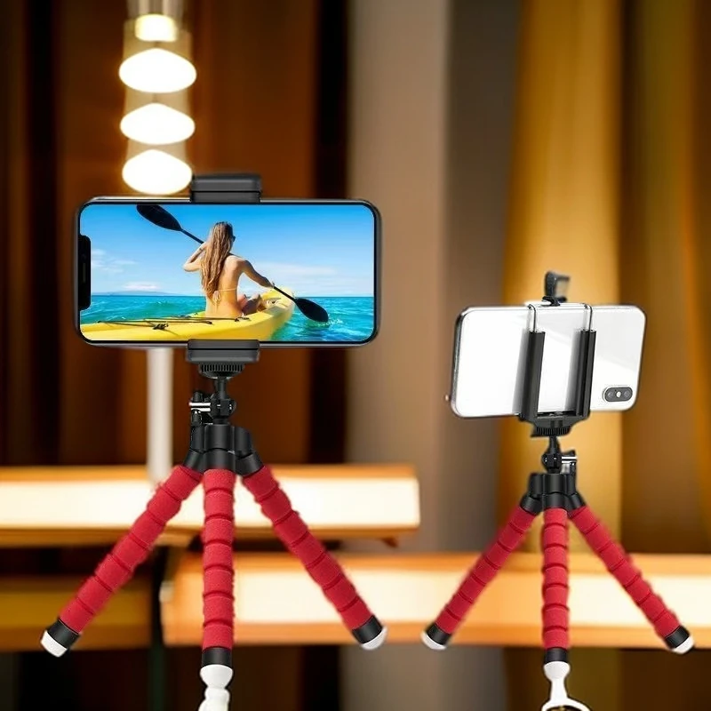 八爪鱼自拍杆手机支架专用直播三脚架可自拍杆便携摄影拍照八爪鱼