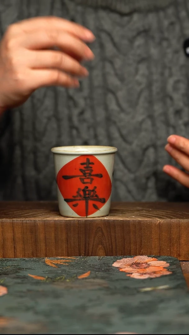杯釉下彩手工手绘同款陶器