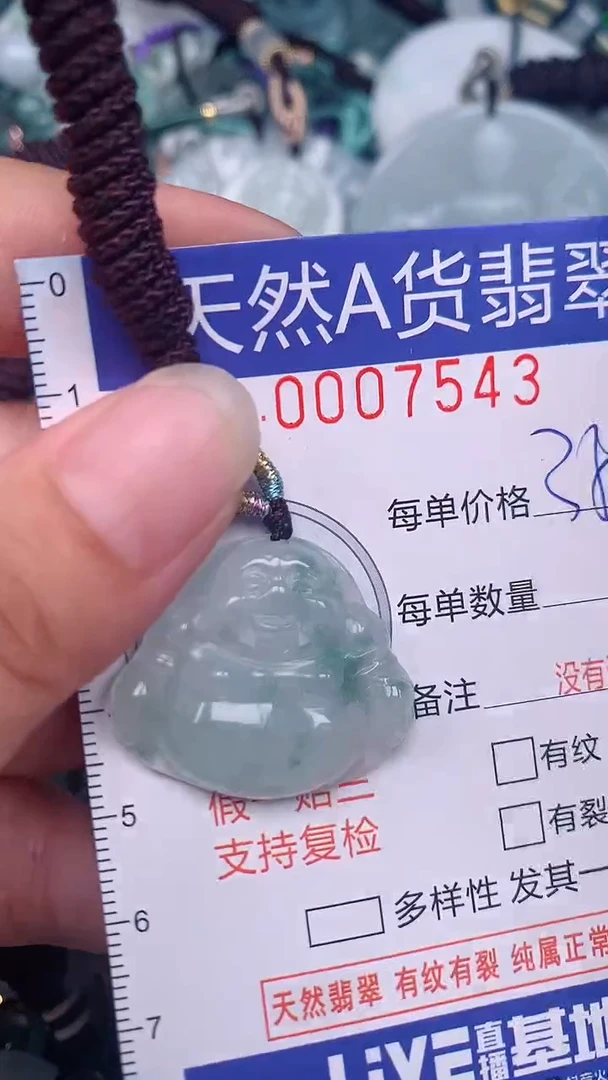 翡翠未镶嵌颈饰...0007543