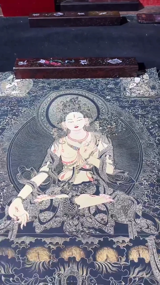 卷轴画藏式珍藏彩绘艺术馆3