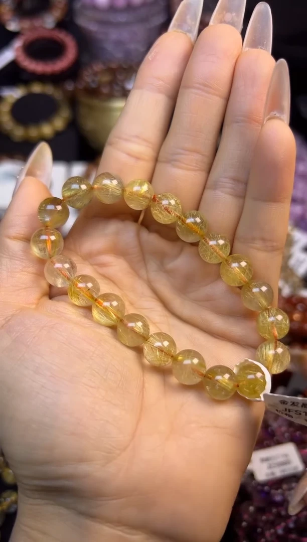 未镶嵌手串水晶金发晶9.9mm