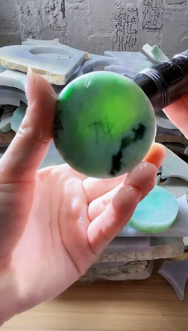 裸石翡翠天然翡翠A货古 南 472