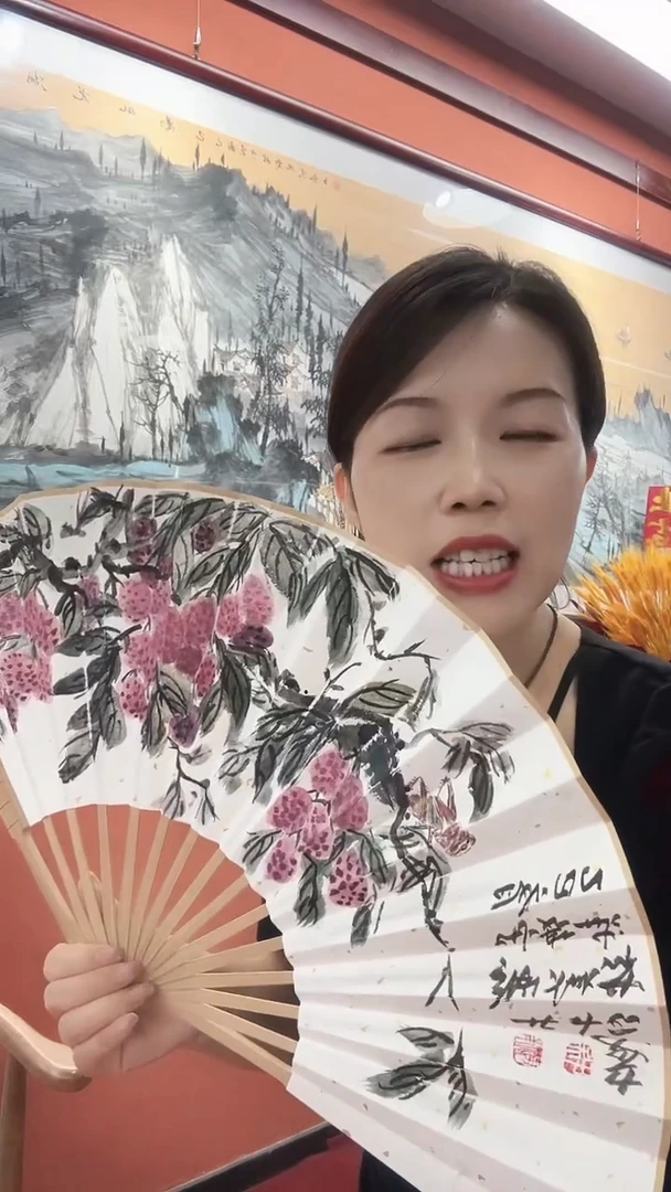 国画孟祥敏/国画/扇面