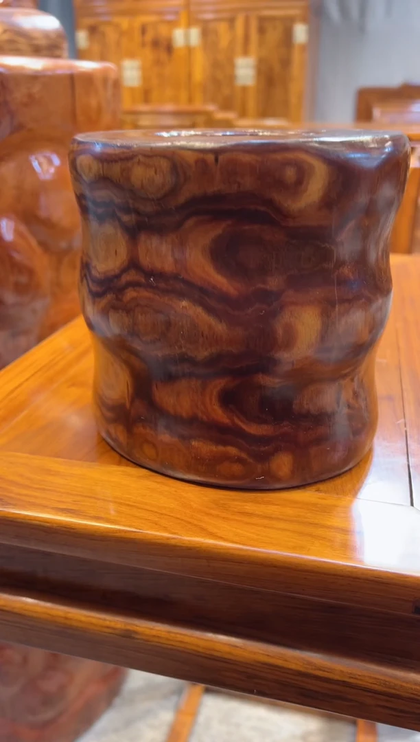 【闪购商品】木笔筒 笔筒 红木家居