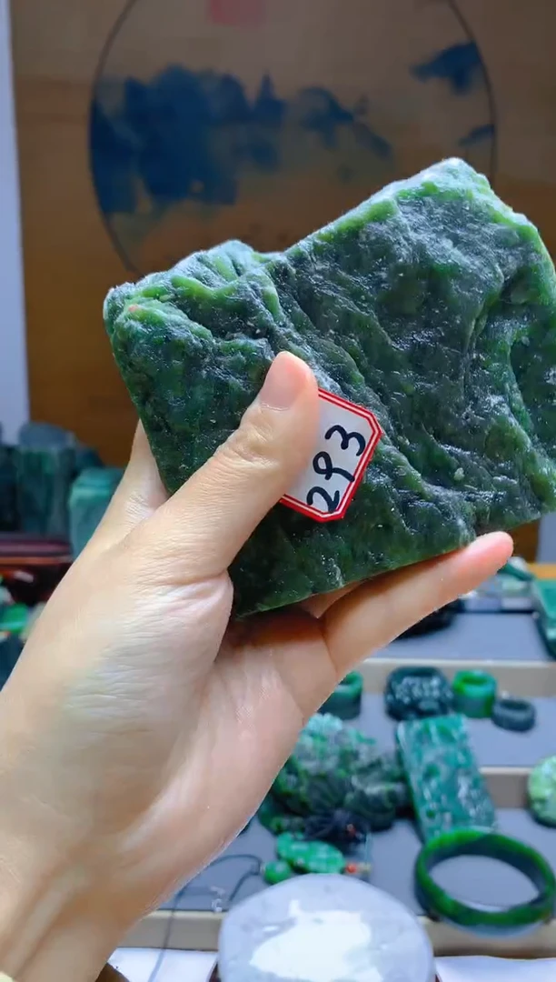 【闪购商品】和田玉（碧玉）珠宝半成品未镶嵌1