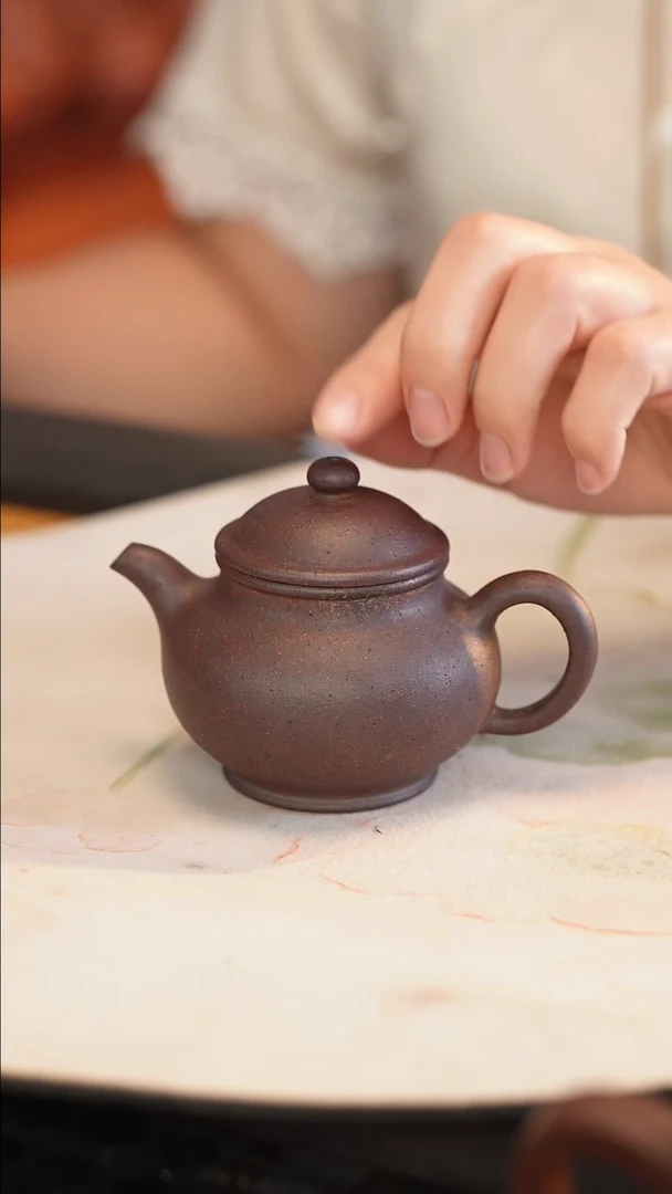 茶壶紫砂原矿手工制作140cc