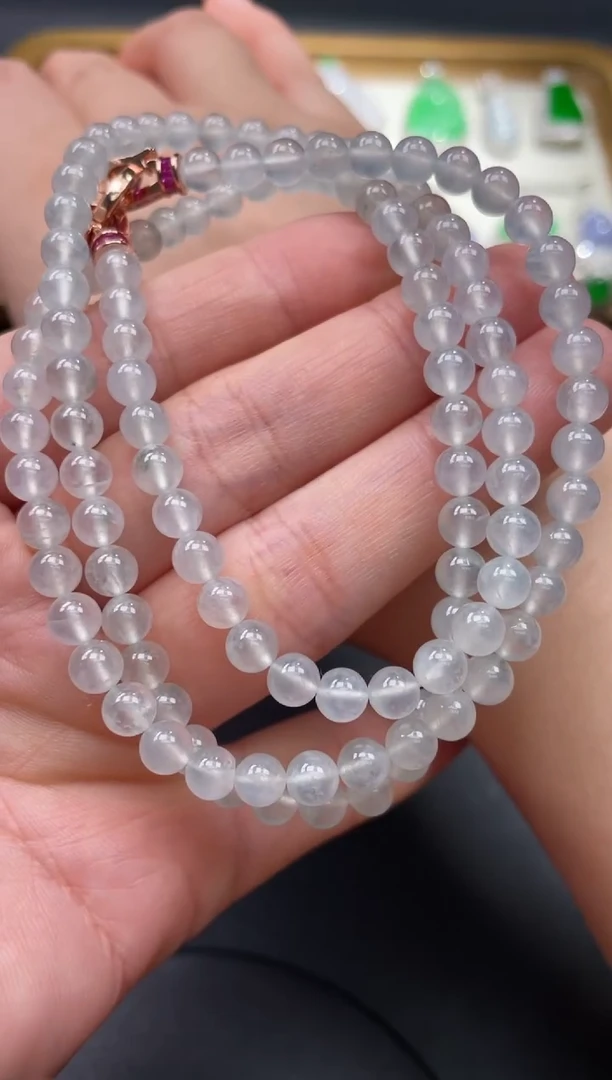 翡翠未镶嵌颈饰47.......