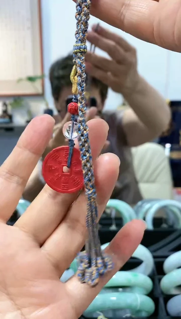 天然辰砂直播间福利款挂件