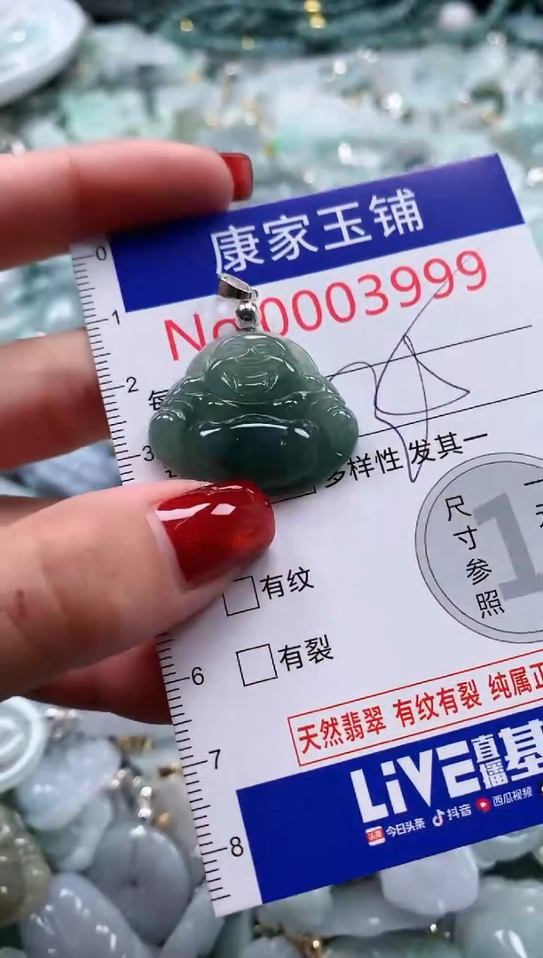 翡翠未镶嵌吊坠(不含链)3999