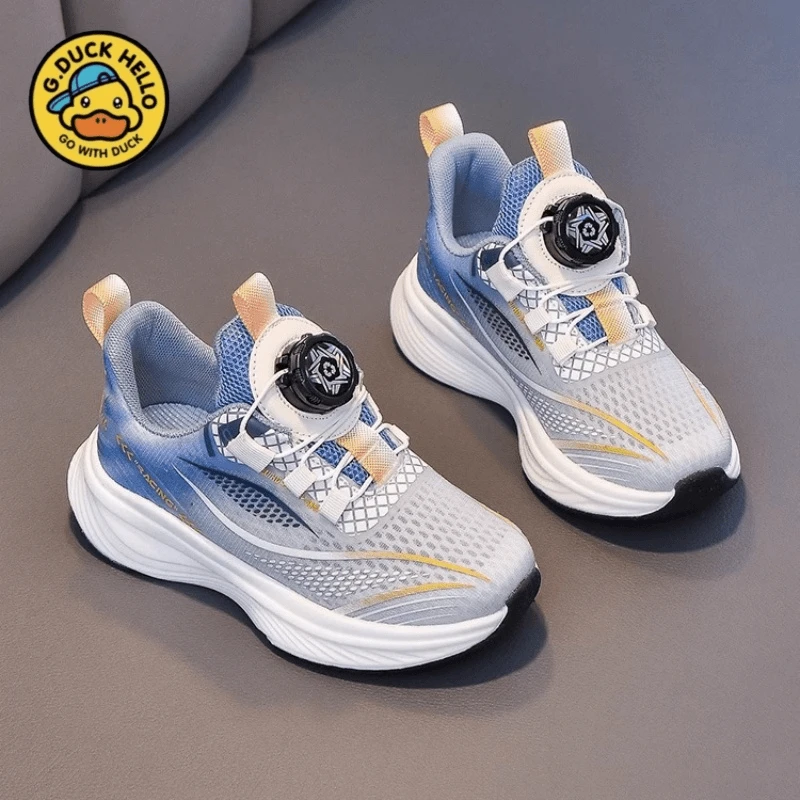 G.DUCK小黄鸭男童运动鞋春季2025中大童轻便儿童网鞋防滑跑步鞋