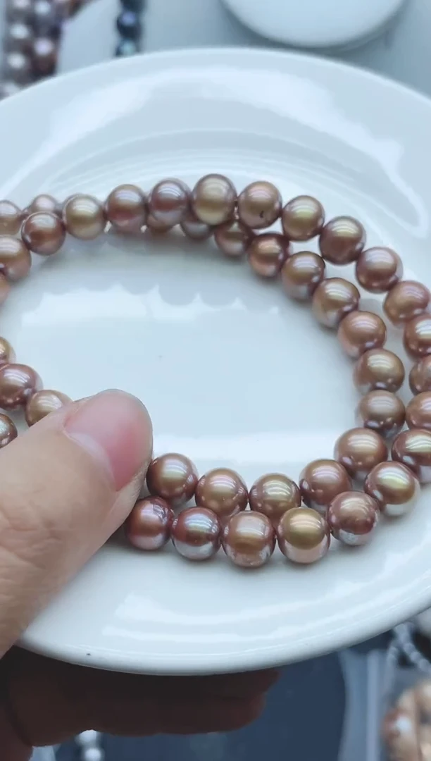 【闪购商品】淡水珍珠颈饰钛钢1