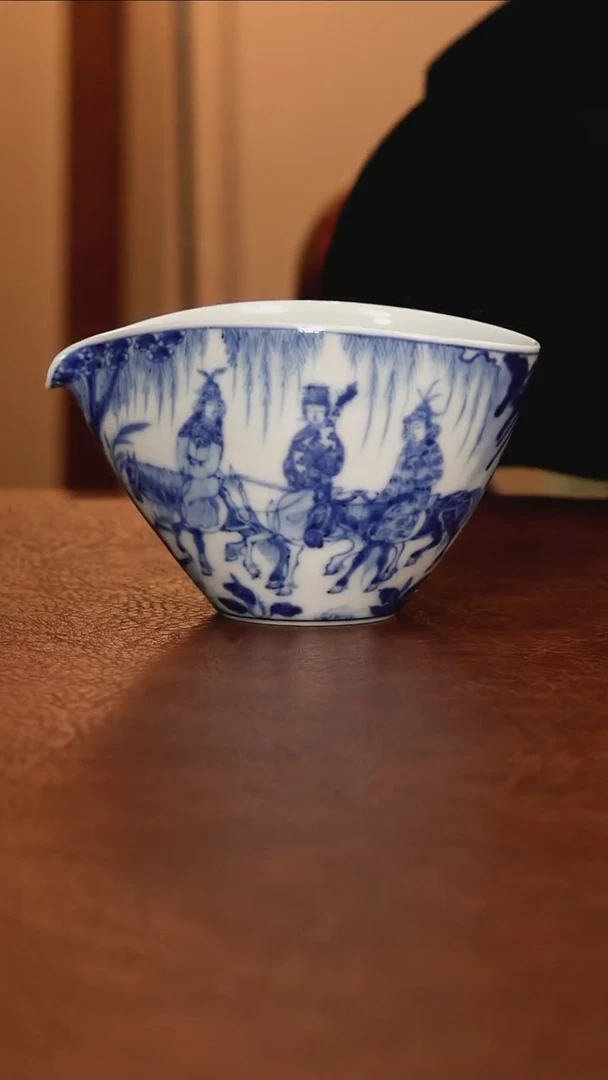 昭君 景德镇瓷器，青花瓷手绘茶具~
