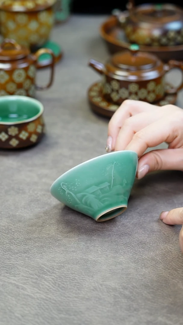 【闪购商品】龙泉青瓷手工主人杯