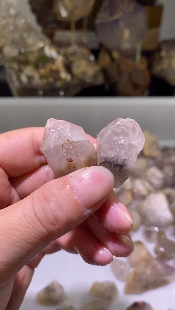 未镶嵌珠宝半成品水晶82号2颗花园