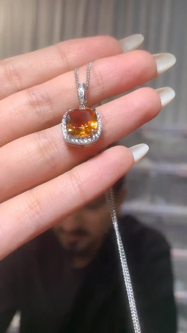 吊坠(赠链)银S925镶嵌水晶【宝石世家严选】