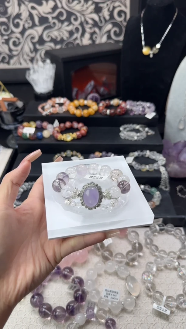 水晶手链未镶嵌幸****️天然水晶 多样性发其一