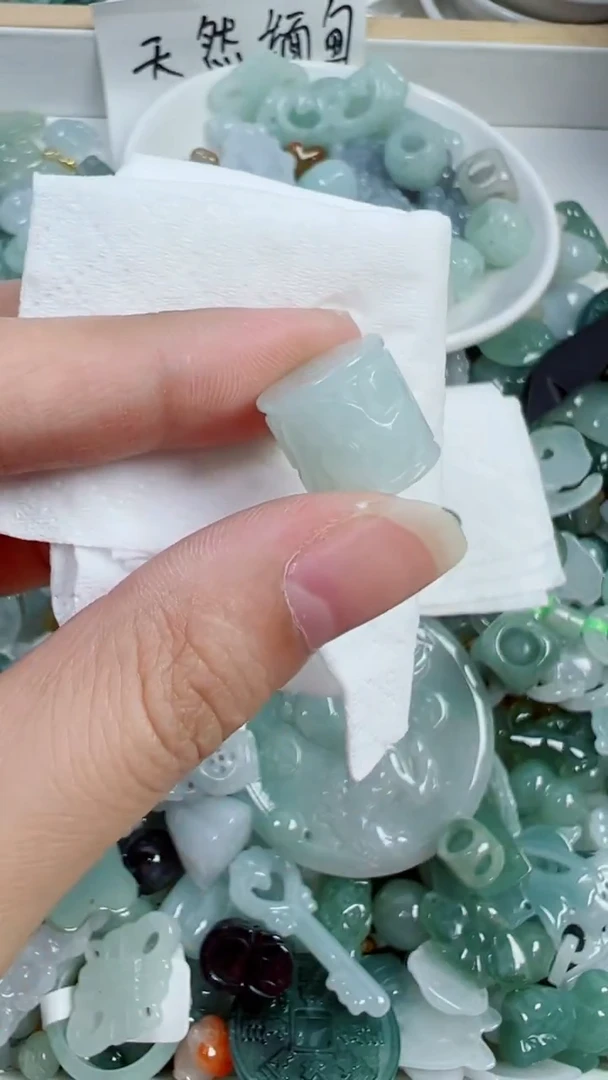 散珠翡翠58号链接，A货翡翠