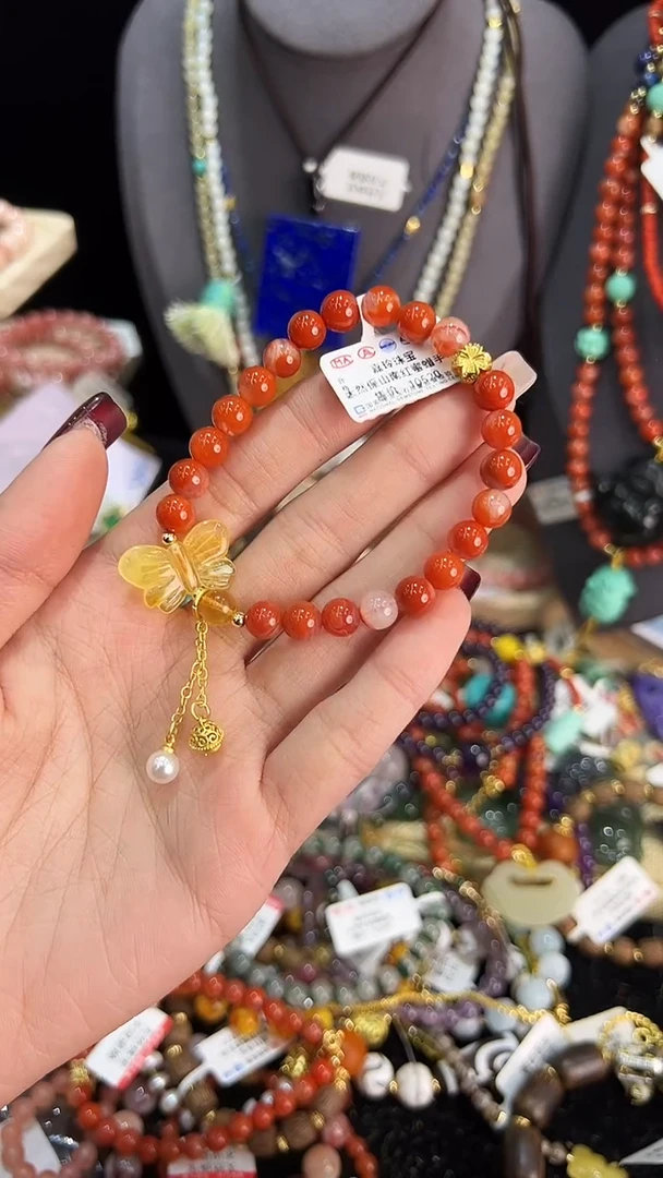 【闪购商品】南红玛瑙手链未镶嵌手串