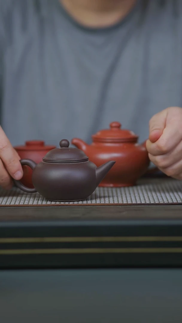 茶壶紫砂微瑕半手紫泥水平140cc