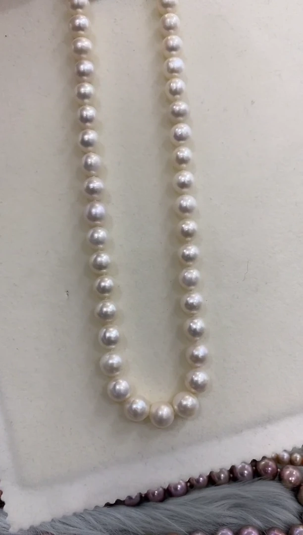 【闪购商品】淡水珍珠hb未镶嵌淡水珍珠项链@@c1177