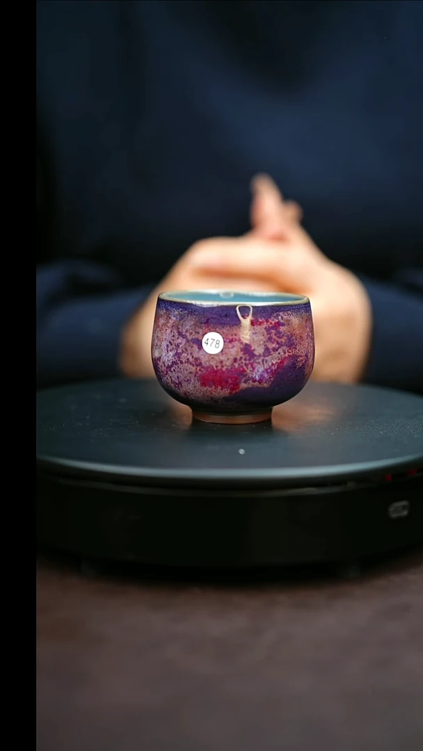 478#原矿钧瓷炉钧釉龙蛋杯