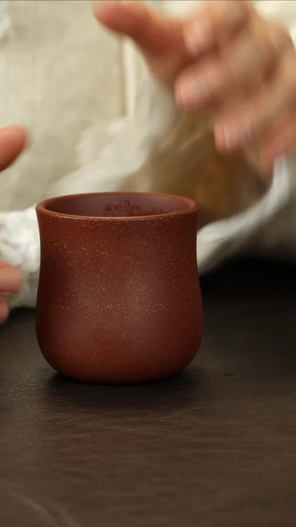 【闪购商品】紫砂茶杯直播福利红降坡主人杯