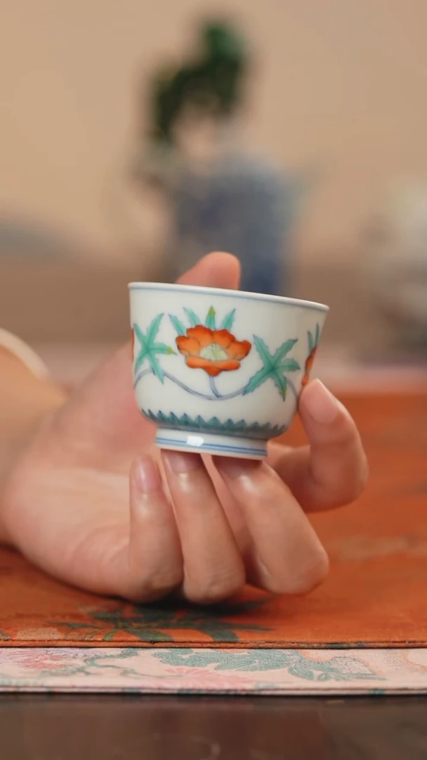 源明清忆秋葵花小杯