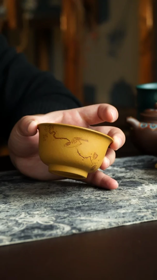 茶杯紫砂25号  宜兴紫砂原矿作品