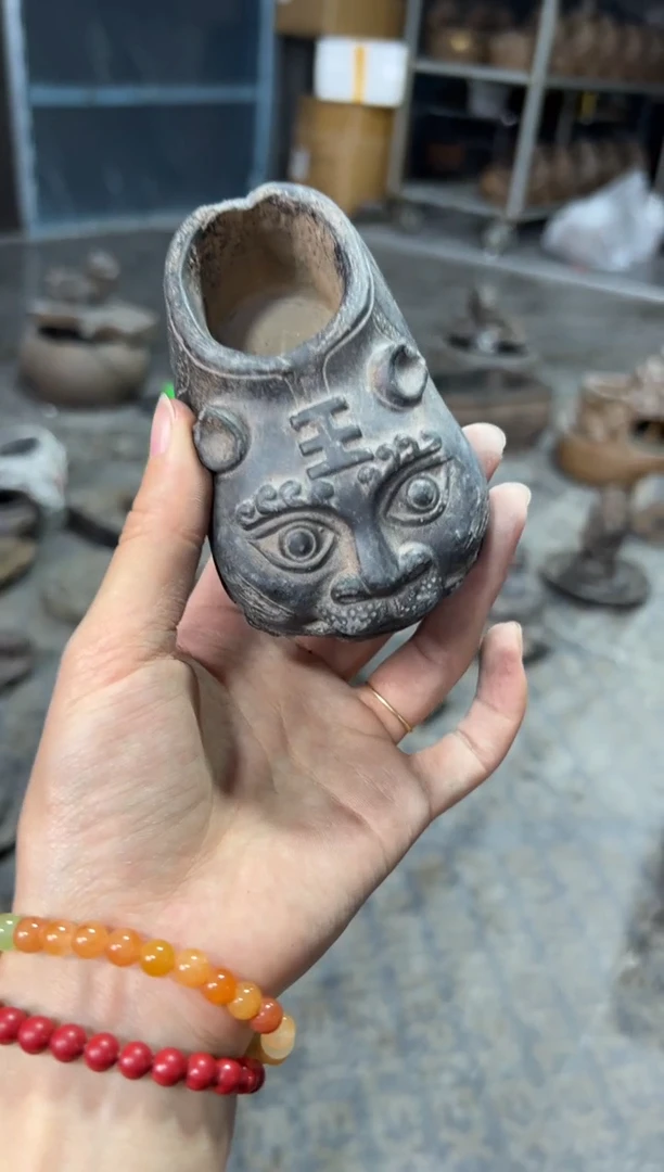 陶土【火山泥】虎头鞋