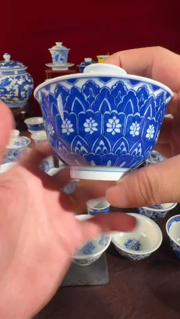 不二说瓷纯手绘杯