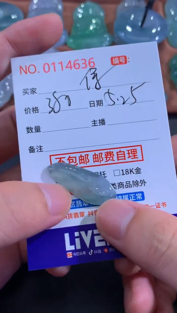 翡翠未镶嵌颈饰保