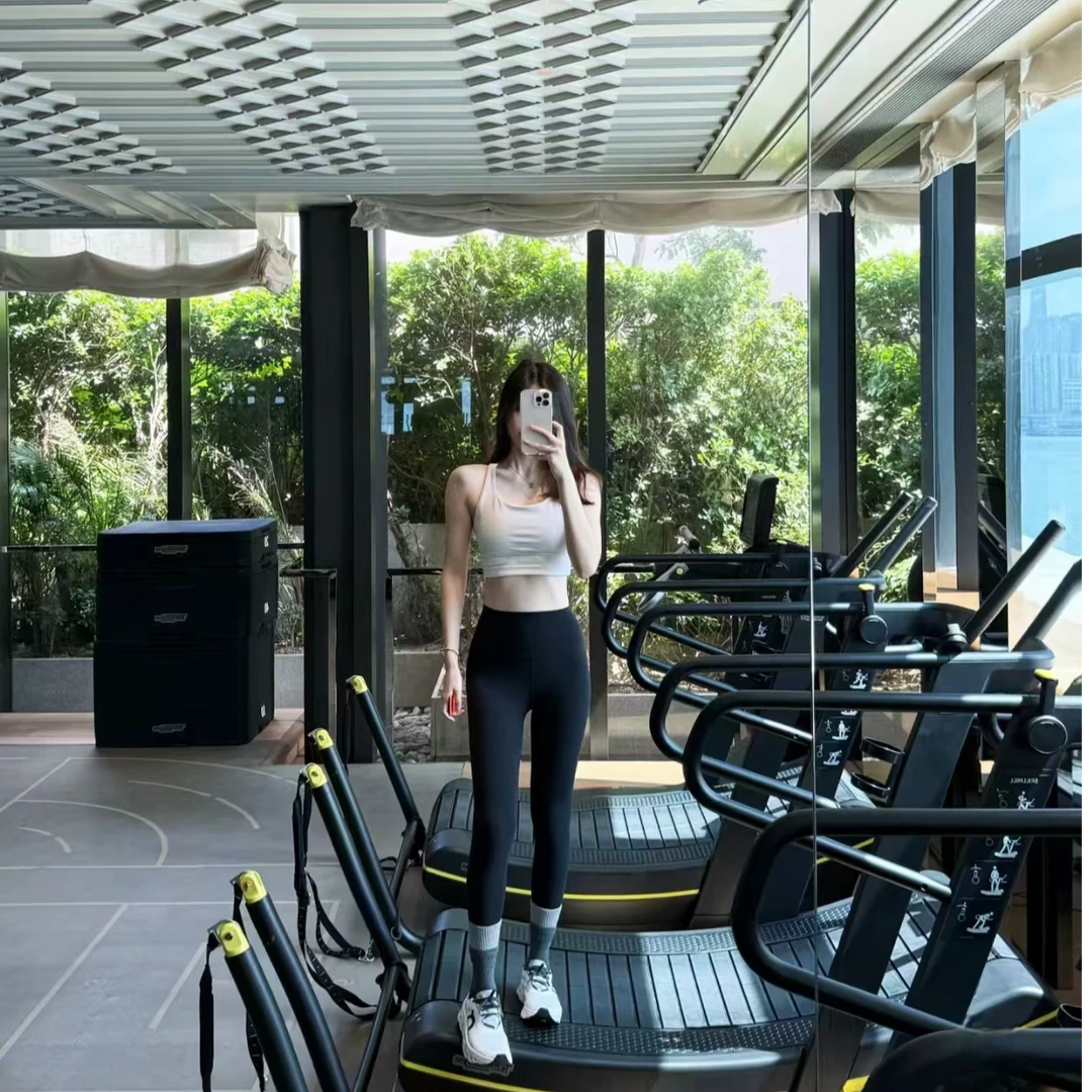 《南油》鹿鹿褪标瑜伽裤