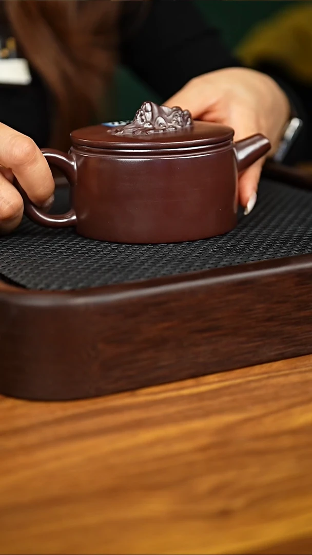 茶杯紫砂宜兴本地原矿紫砂