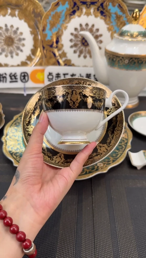 瓷片200毫升杯碟 福利款 6套